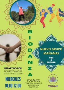 Escuela Kintsugi todos los miércoles, de 10:00 a 12:00, ven a probar la biodanza