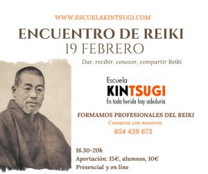 Escuela Kintsugi, Encuentro de Reiki, 19 de febrero