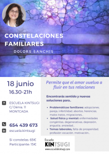 escuela Kintsugi, taller de constelaciones familiares, 18 de junio