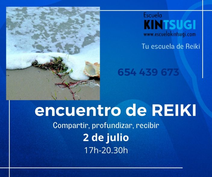 Escuela Kintsugi, encuentro de reiki, 2 de julio
