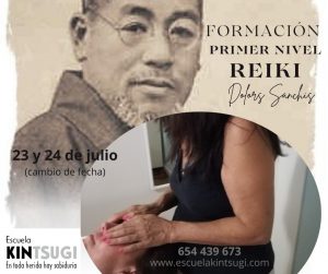 Escuela Kintsugi, formación primer nivel de reiki, 23 y 24 de julio
